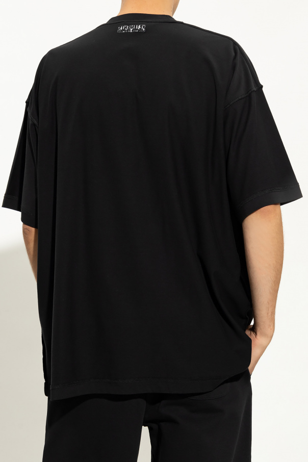 VETEMENTS ヴェトモン 22SS ALL BLACK INSIDE OUT T-SHIRT UA53TR360B ...